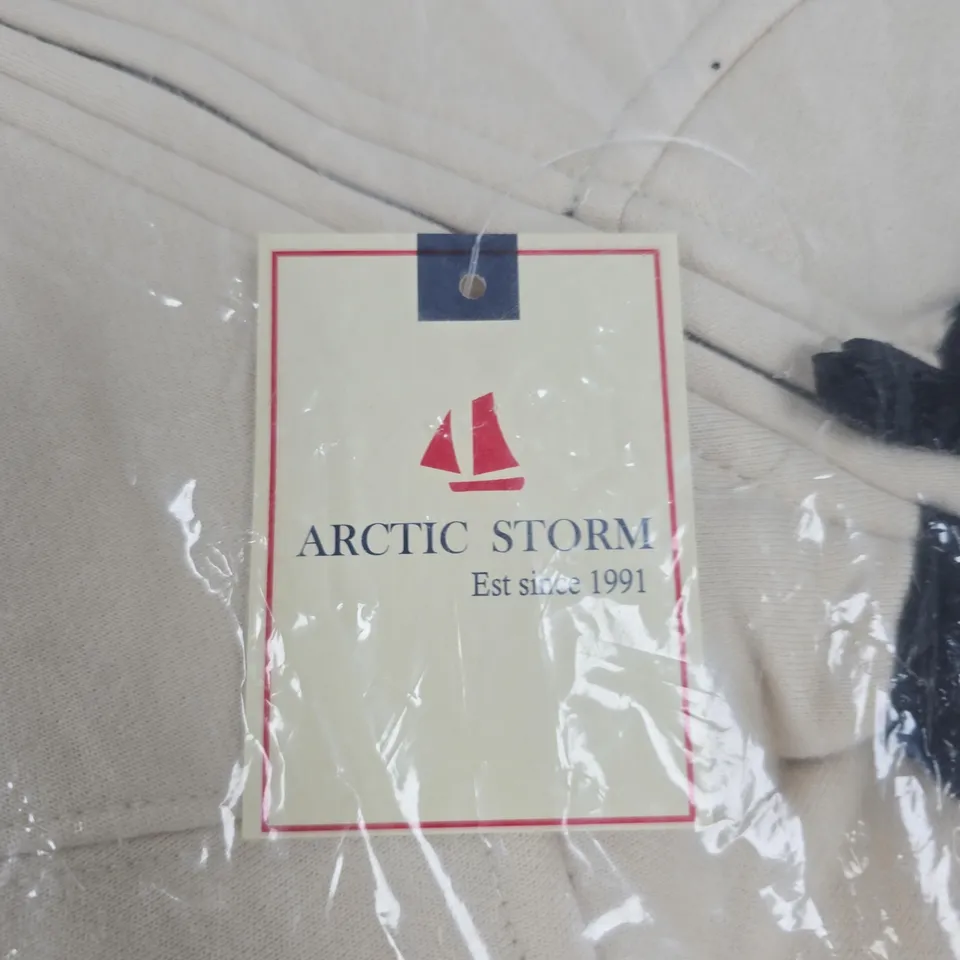 ARCTIC STORM CREAM ZIP-FRONT TOP, UK SIZE 12, STYLE STK4164