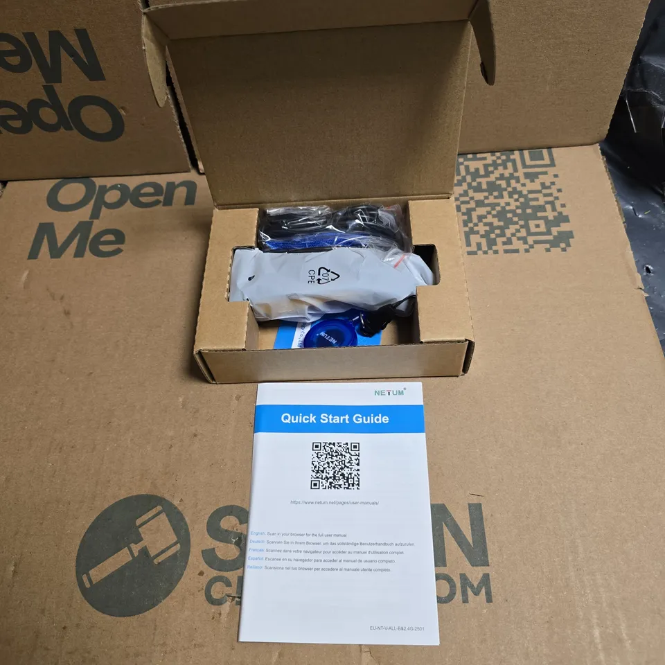 NETUM BARCODE SCANNER BOXED WITH ACCESSORIES