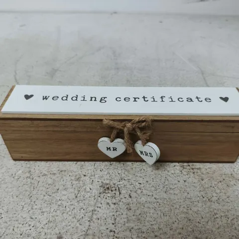 LOVE STORY WEDDING COLLECTION – WEDDING CERTIFICATE HOLDER 