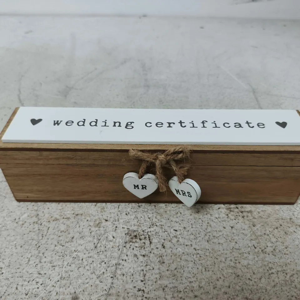LOVE STORY WEDDING COLLECTION – WEDDING CERTIFICATE HOLDER 