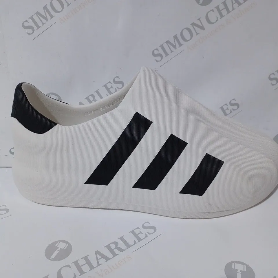 ADIDAS ADIFOM SUPERSTARS IN WHITE - UK 12 