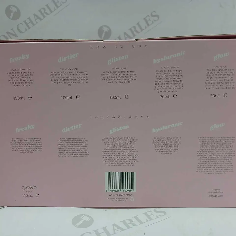 GLOW B BEAUTY BUNDLE 5 STEPS SKIN CARE COLLECTION
