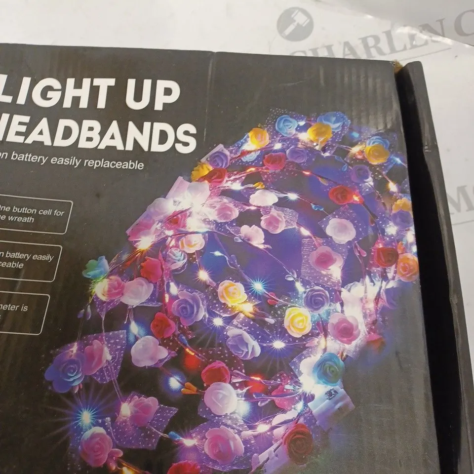 LIGHT UP FLOWER HEADBANDS 