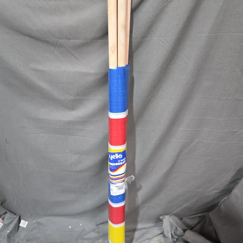 YELLO 4-POLE WINDBREAK – CAMPING/BEACH WINDBREAK