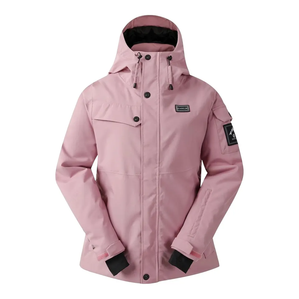 BRAND NEW DARE 2B WOMEN'S HOODED SKI JACKET LILAS UK 10