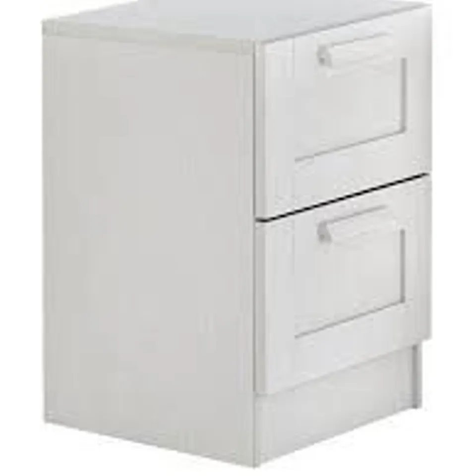 VERY HOME TARYN KIDS 2 DRAWER BEDSIDE CHEST, WHITE