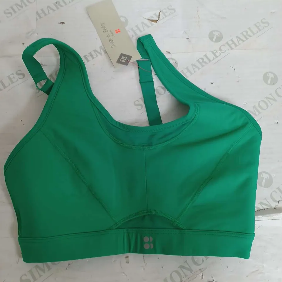 SWEATT BETTY POWER ICON RUNNING BRA IN GREEN - 34D