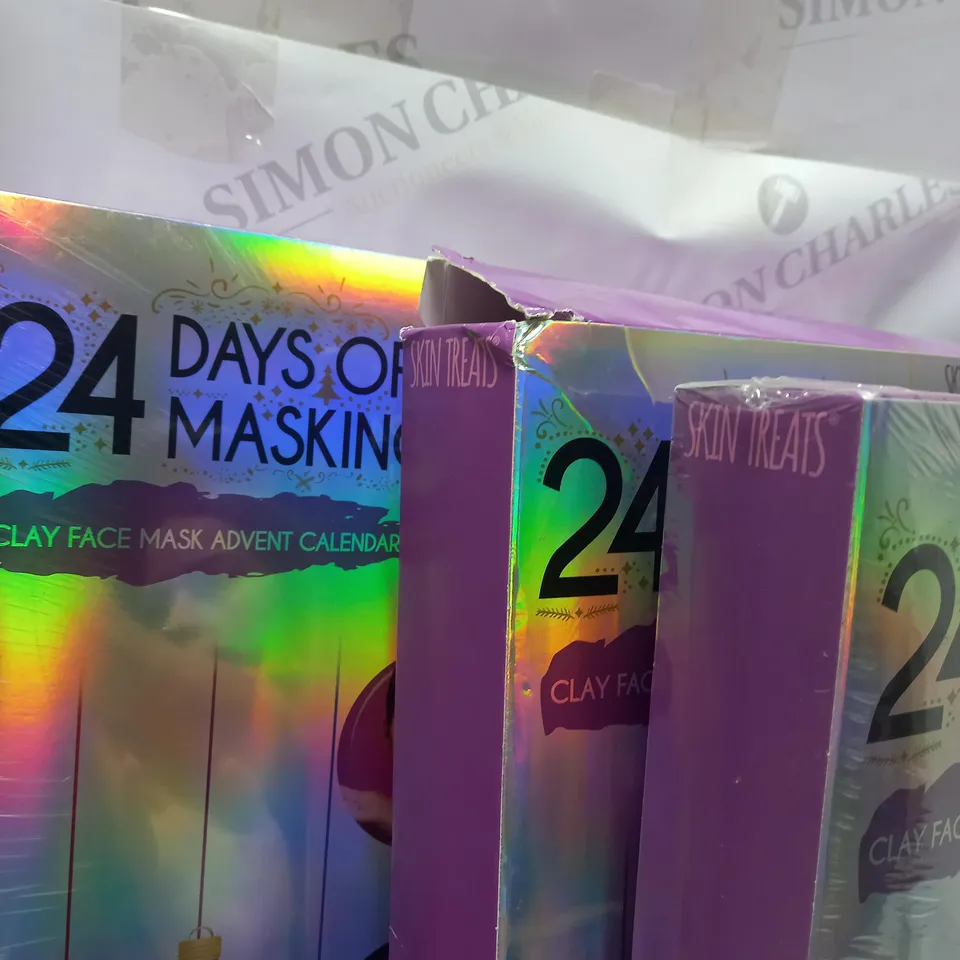 LOT OF 3 24 DAYS OF MASKING GIFT SET CHRISTMAS CALENDAR BUTTER KIWI AVOCADO CLAY MASK	