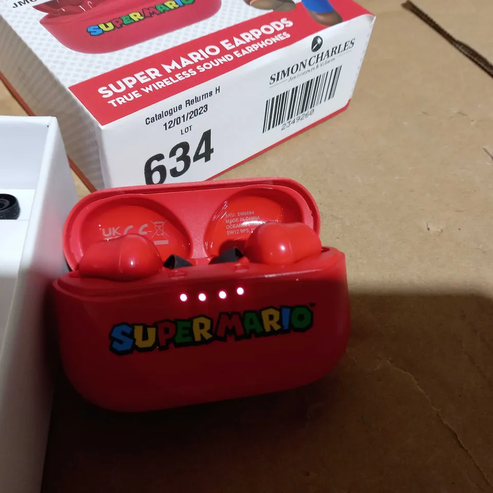 SUPER MARIO WIRELESS EARPODS RED