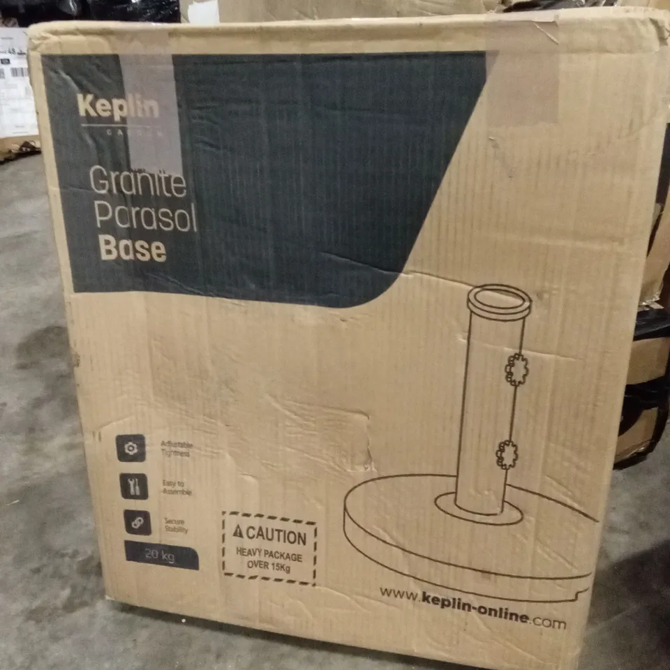 BOXED KEPLIN GRANITE PARASOL BASE 