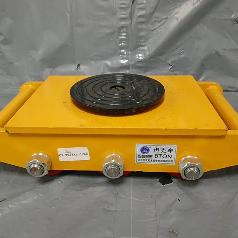 8TON HEAVY DUTY MACHINERY SKATE DOLLY IN YELLOW - COLLECTION ONLY