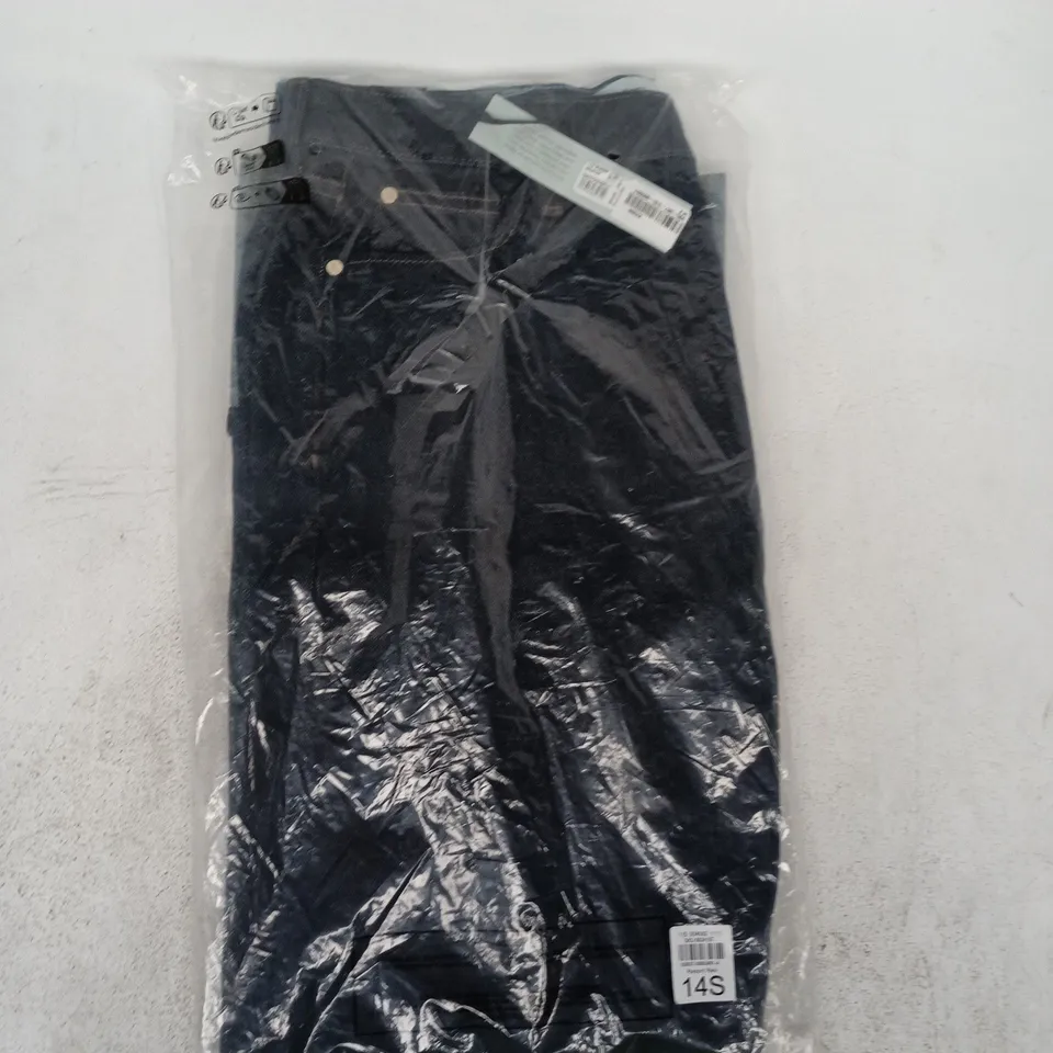 BAGGED RIVER ISLAND DENIM SPECIALIST RESORT REV JEANS IN DARK INDIGO SIZE 14S