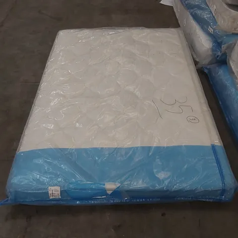 QUALITY BAGGED DOUBLE 135cm AIRSPRUNG LUXURY QUILTED MEDIUM MATTRESS