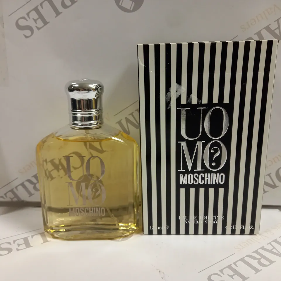 BOXED MOSCHINO UOMO FOR MEN EAU DE TOILETTE 125ML