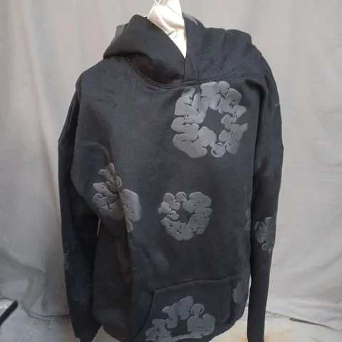 DENIM TEARS HOODIE IN BLACK SIZE XL