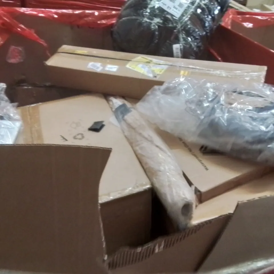 PALLET OF ASSORTED HOUSEHOLD GOODS AND PRODUCTS TO INCLUDE;YOGA MAT,AREA RUG,WELCOME MAT