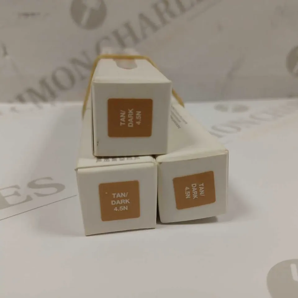 LOT OF 3 BAREMINERALS BLEMISH RESCUE CLEARING SPOT CONCEALER - 4.5N TAN/DARK 