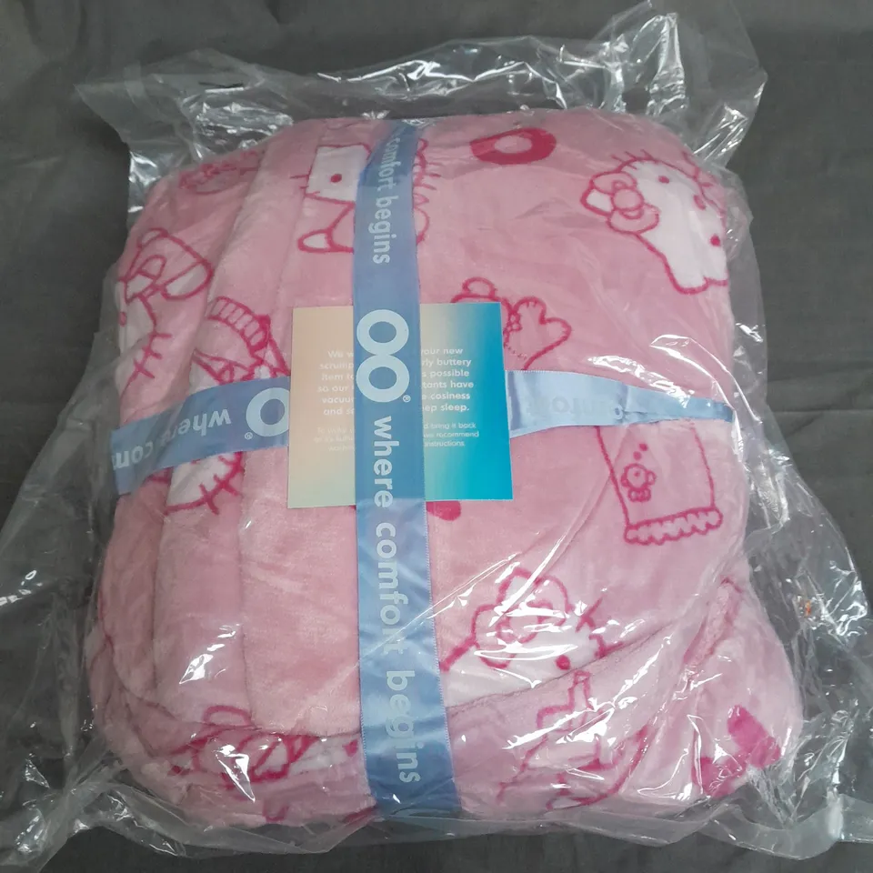 SEALED OODIE HOODED OVERSIZED BLANKET HELLO KITTY