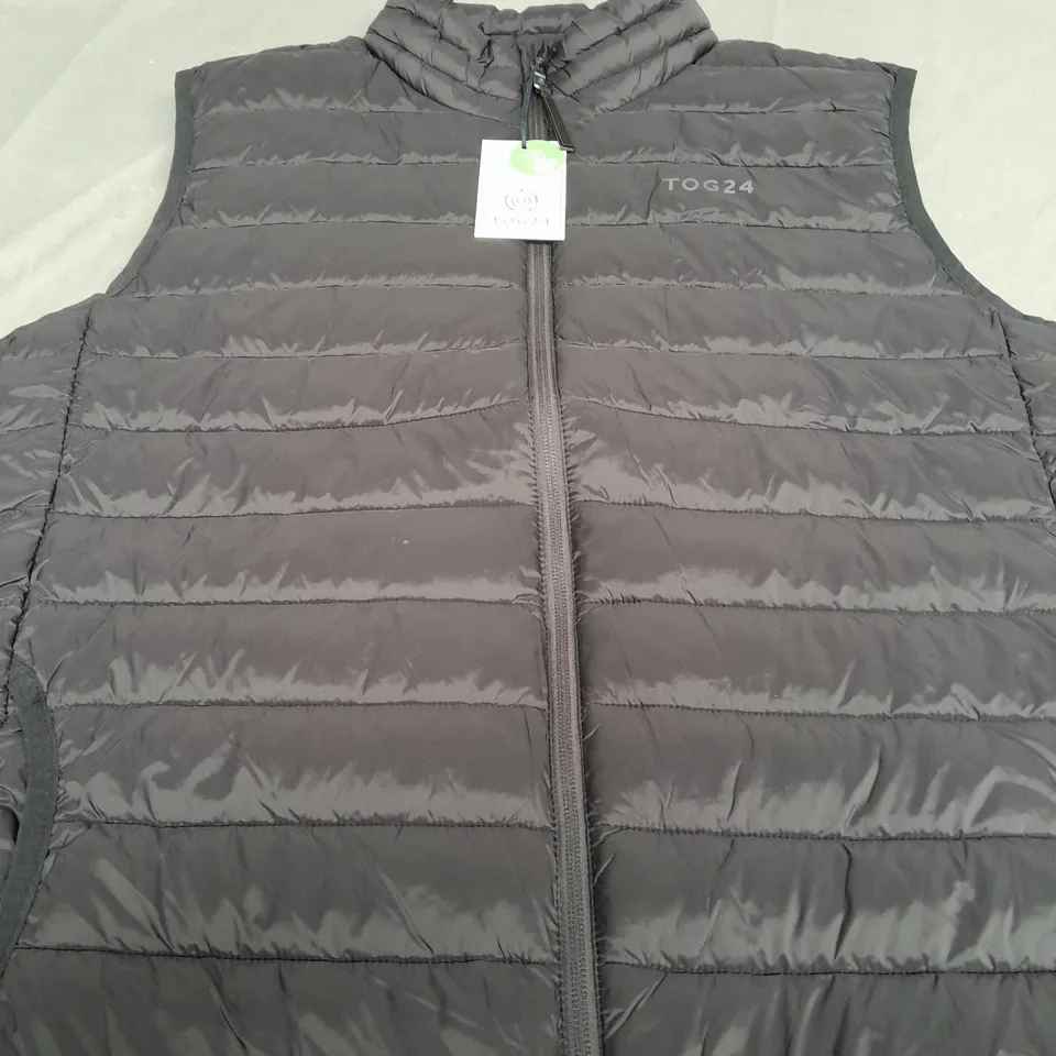 TOG24 BLACK PADDED GILET - XL