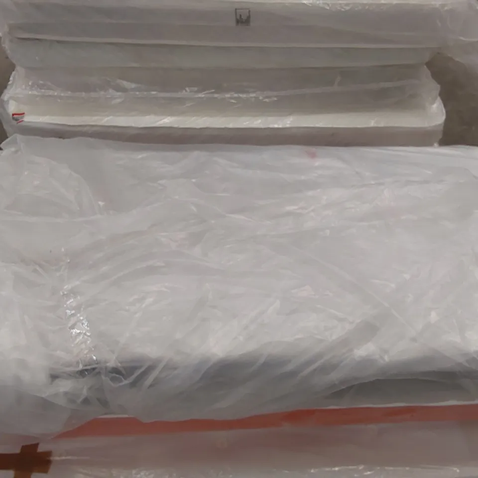 QUALITY BAGGED 3FT SINGLE HYBRID MEMORY NATURAL OPEN COIL MATTRESS