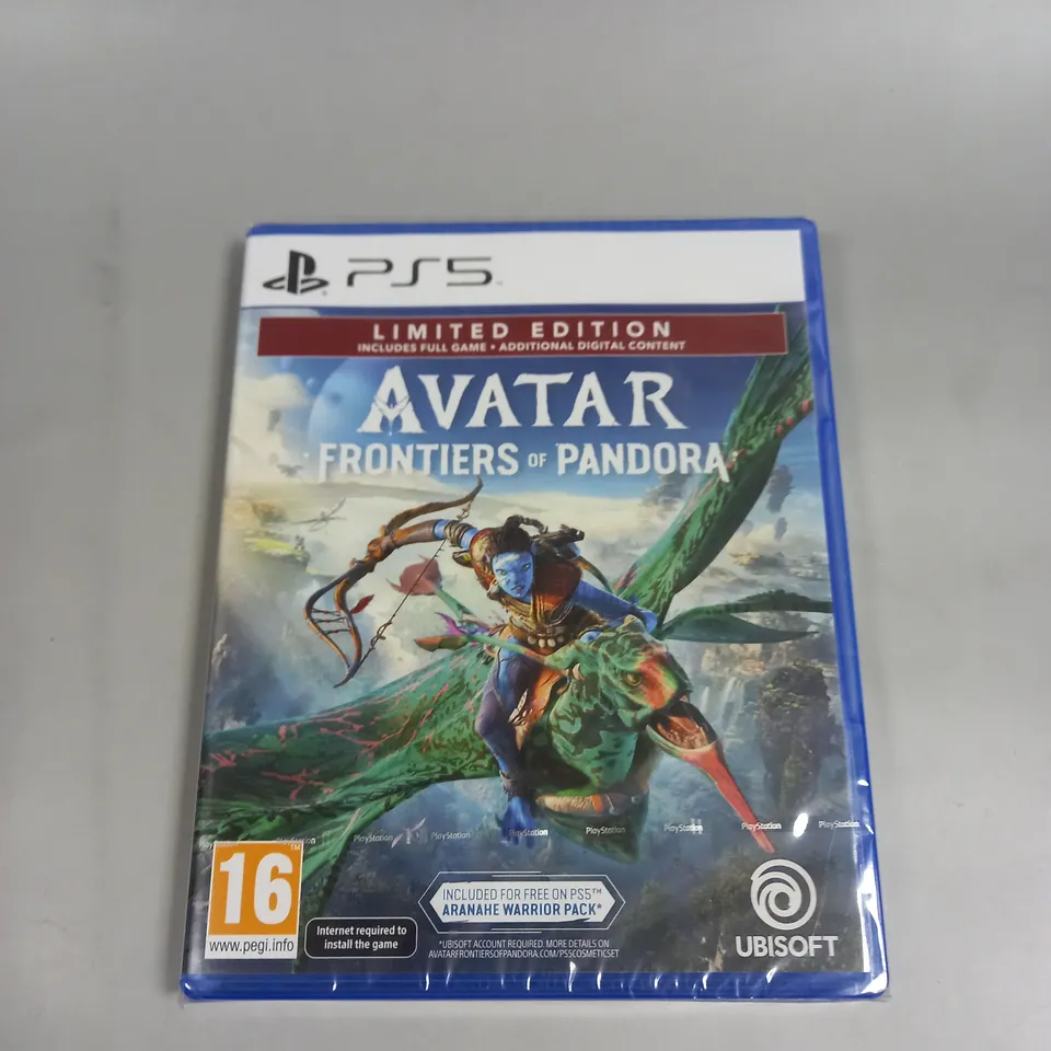 SEALED AVATAR FRONTIERS OF PANDORA LIMITED EDITION FOR PS5
