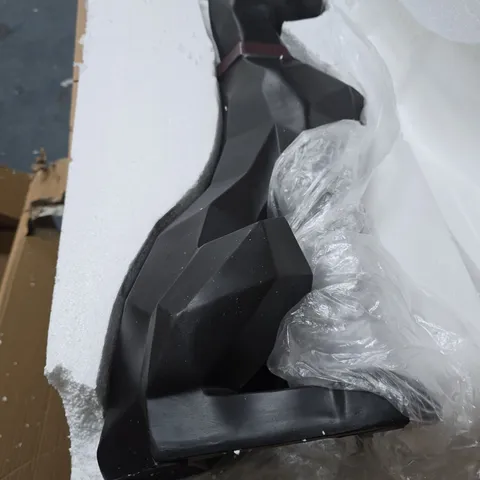 ORNAMENTAL DOG STATUE - DAMAGED 