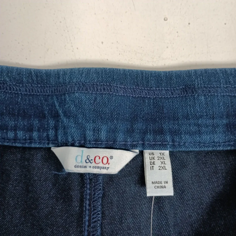 D&CO DENIM + COMPANY TROUSERS – UK 2XL