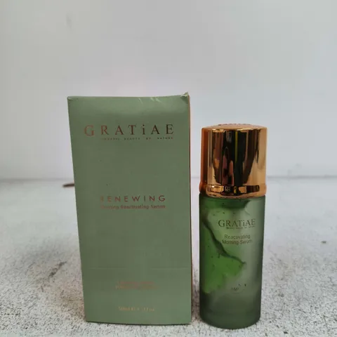 GRATIAE RENEWING MORNING SERUM – FACIAL SKIN CARE 