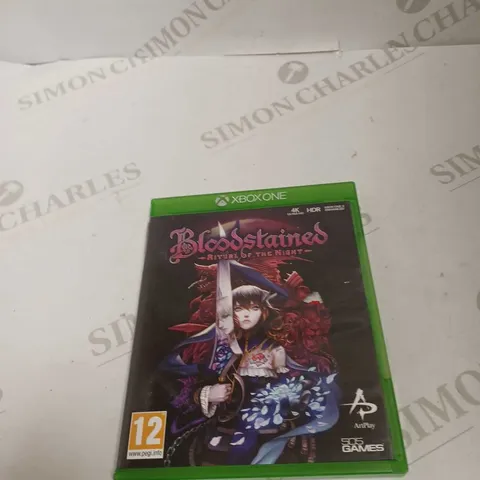 XBOX ONE BLOODSTAINES RITUAL OF THE NIGHT