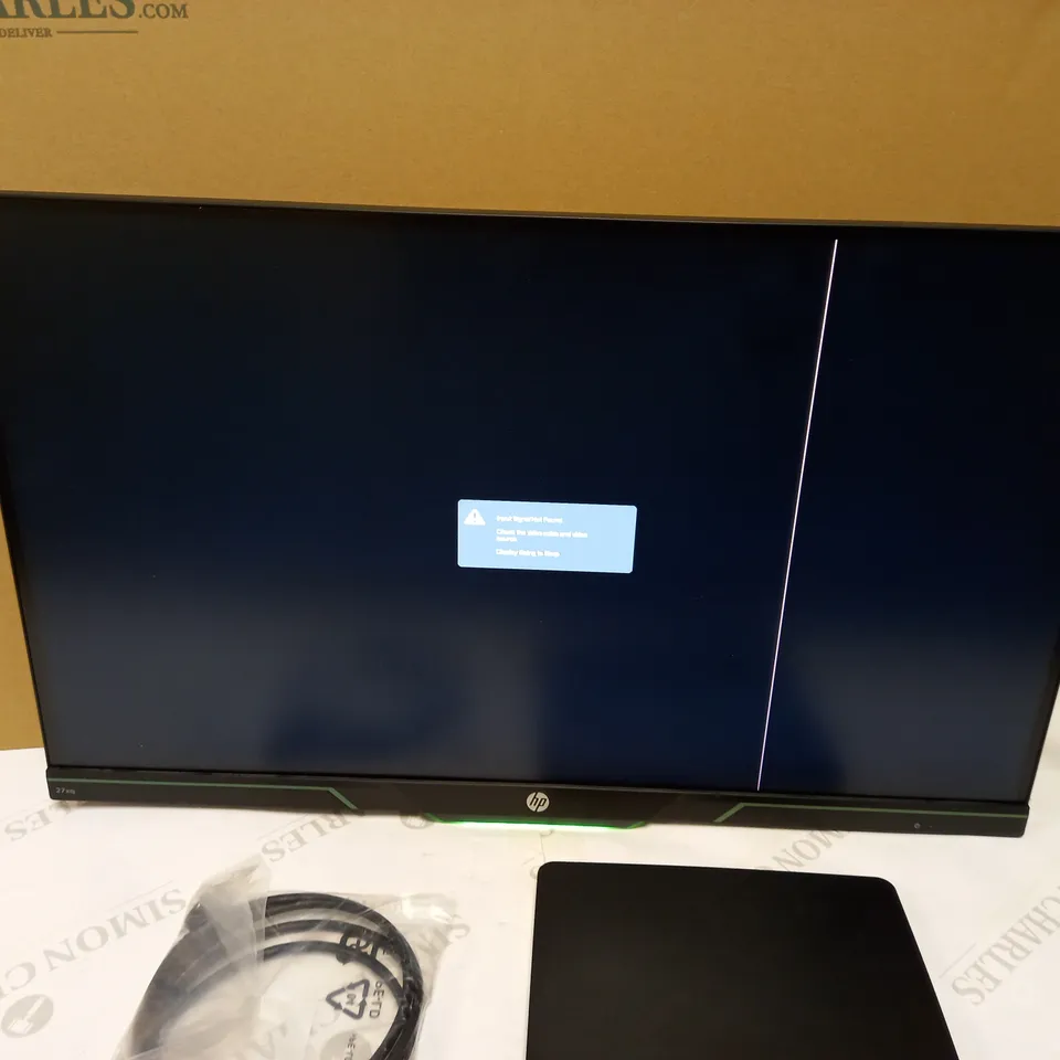 HP 27XQ 27 INCH 144 HZ QUAD HD GAMING MONITOR