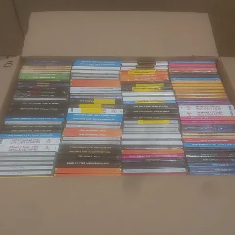 BOX OF APPROX 100 BRAND NEW MUSIC CDS TO INCLUDE;