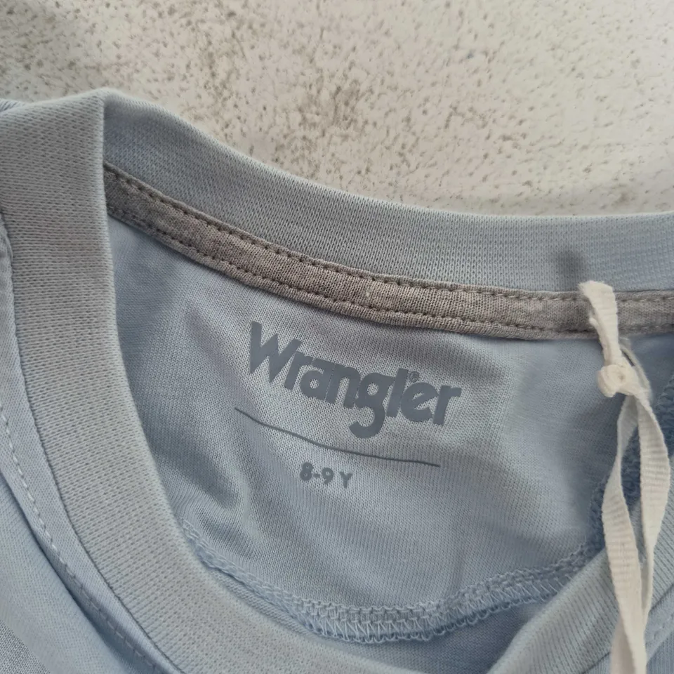WRANGLER 1994 KIDS TEE IN NIAGRA MIST - 8-9 YEARS