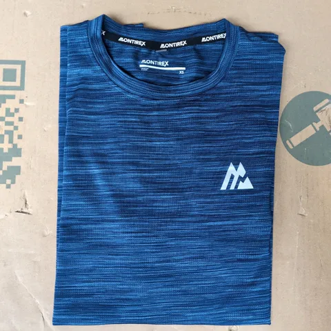 MONTIREX SHORT SLEEVE T-SHIRT IN BLUE SIZE XS