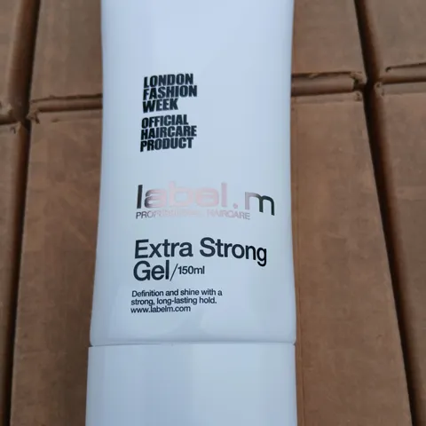 PALLET OF APPROXIMATELY 315 LABEL.M EXTRA STRONG GEL 150ML – LONDON FASHION WEEK OFFICIAL HAIRCARE PRODUCT