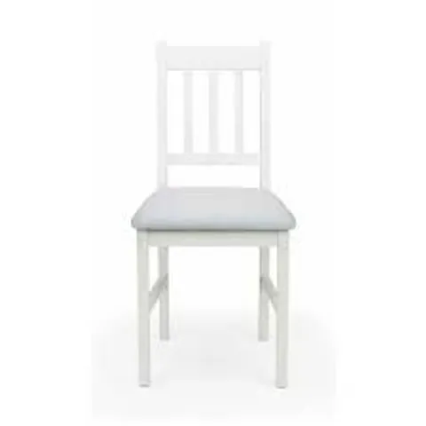 BOXED JULIAN BOWEN COXMOOR DINING CHAIRS (SET OF 2) - IVORY (1 BOX)