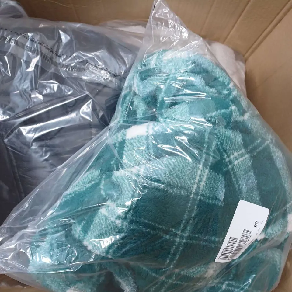 APPROX 6 CLOTHING ITEMS COATS,AND THROWS
