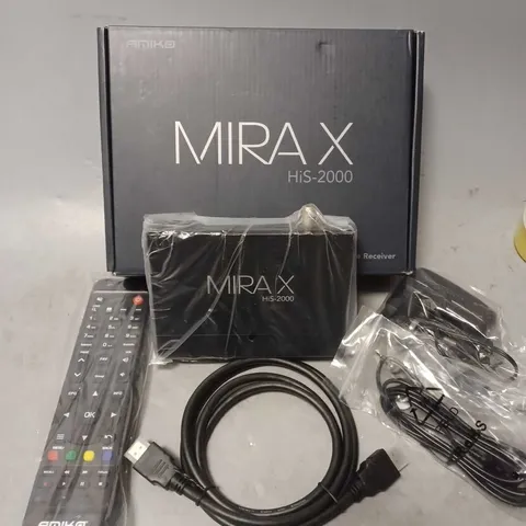 BOXED AMIKO MIRA X HIS-2000 HYBRID SATELLITE RECEIVER