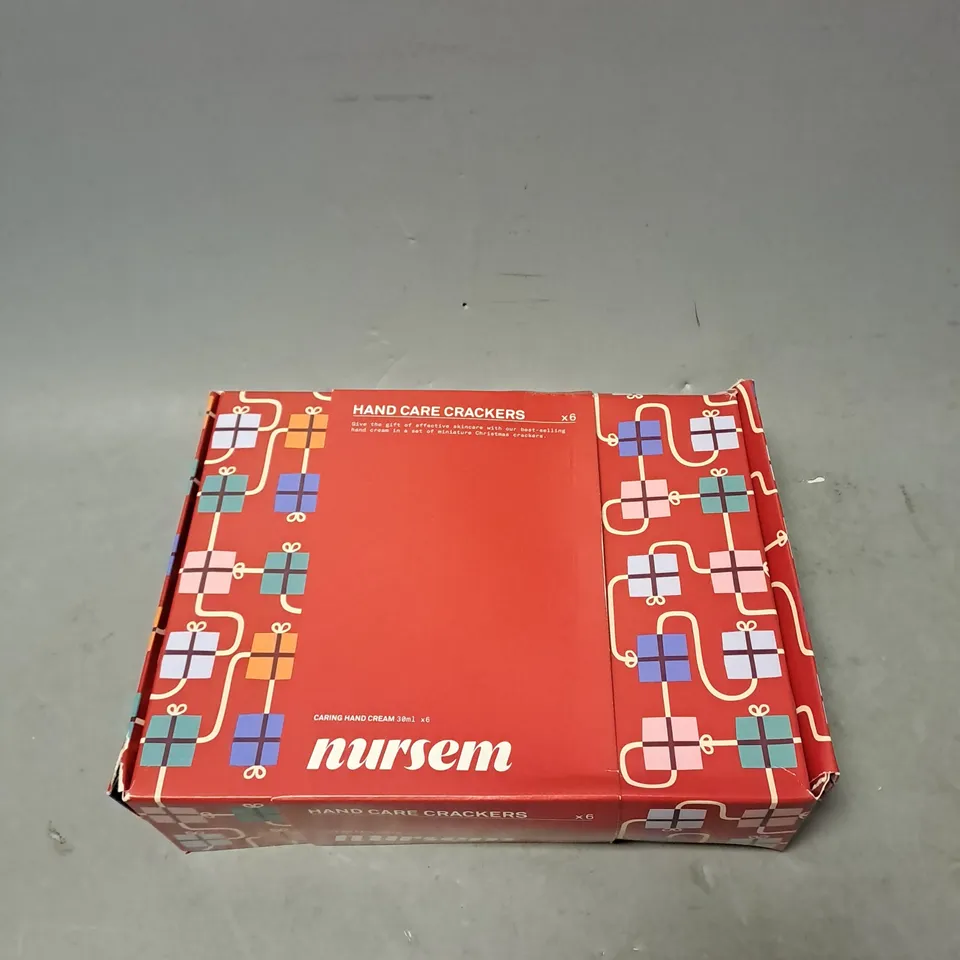 BOXED NURSEN HAND CARE CRACKER SET 6X30ML