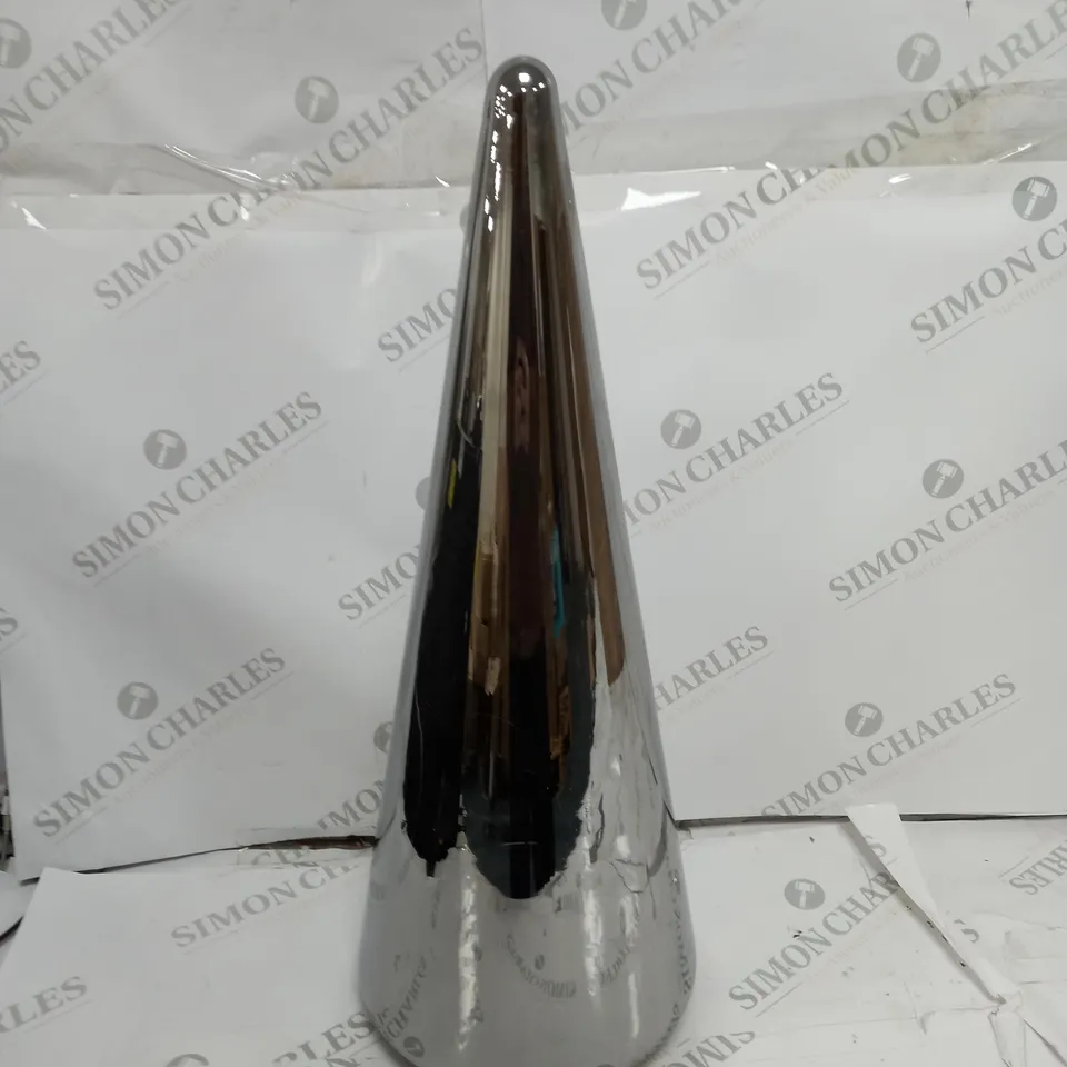 KELLY HOPPEN EXTRA LARGE INDOOR OUTDOOR PRELIT GLASS DECOR - CONE