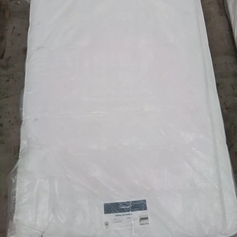 QUALITY BAGGED 4'6" DOUBLE SILENTNIGHT MIRACOIL ORTHO MATTRESS