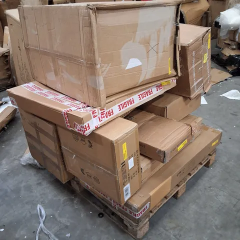 PALLET CONTAINING ASSORTED INCOMPLETE FURNITURE PARTS & PRODUCTS