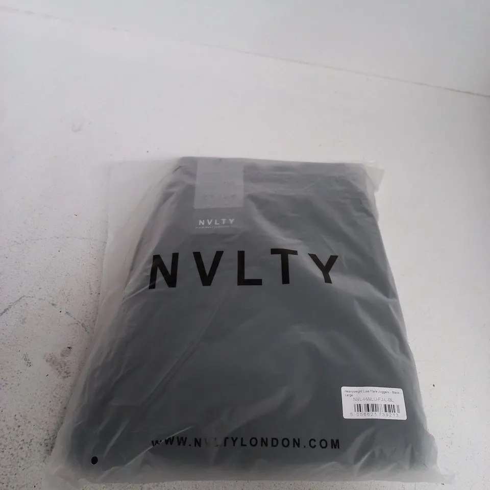 NVLTY HEAVYWEIGHT LUXE FLARE JOGGERS - LARGE 