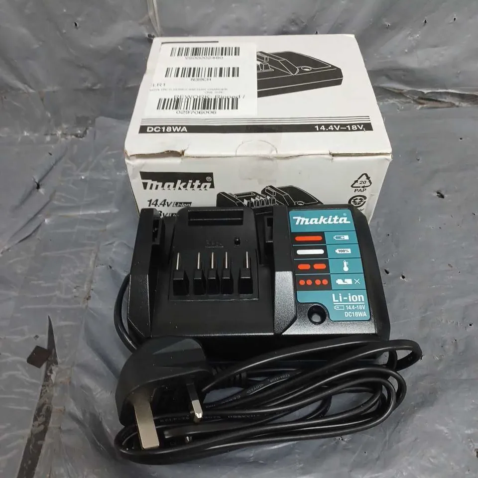 BOXED MAKITA 18V G SERIES BATTERY CHARGER 