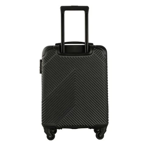 BOXED NEO BLACK HARD SHELL LUGGAGE SUITCASES (1 BOX)