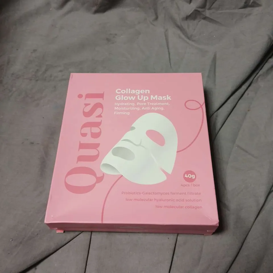 COLLAGEN GLOW UP MASK – PINK SHEET MASK, 40G (4 MASKS/BOX) 2 BOXES .