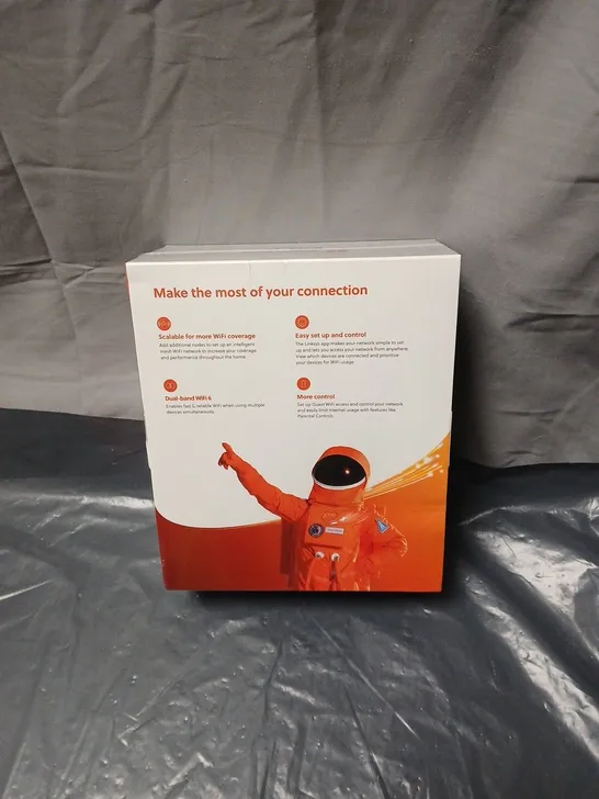 Lot 367: GIGACLEAR FULL FIBRE ROUTER (POWERED BY LINKSYS) – BOXED ...