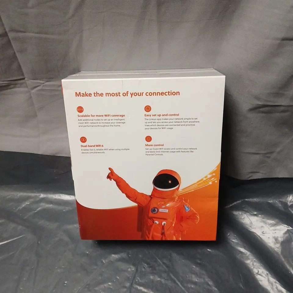 GIGACLEAR FULL FIBRE ROUTER (POWERED BY LINKSYS) – BOXED, SEALED