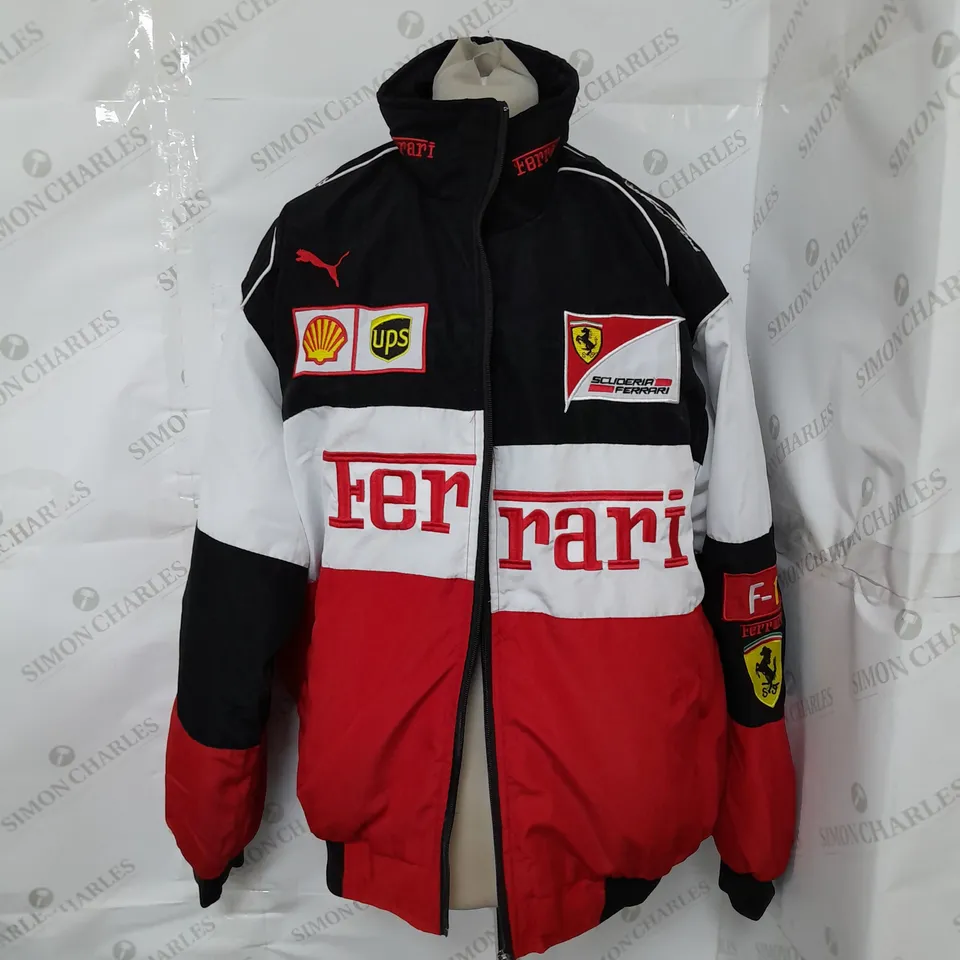 PUMA FERRARI PADDED JACKET - LARGE