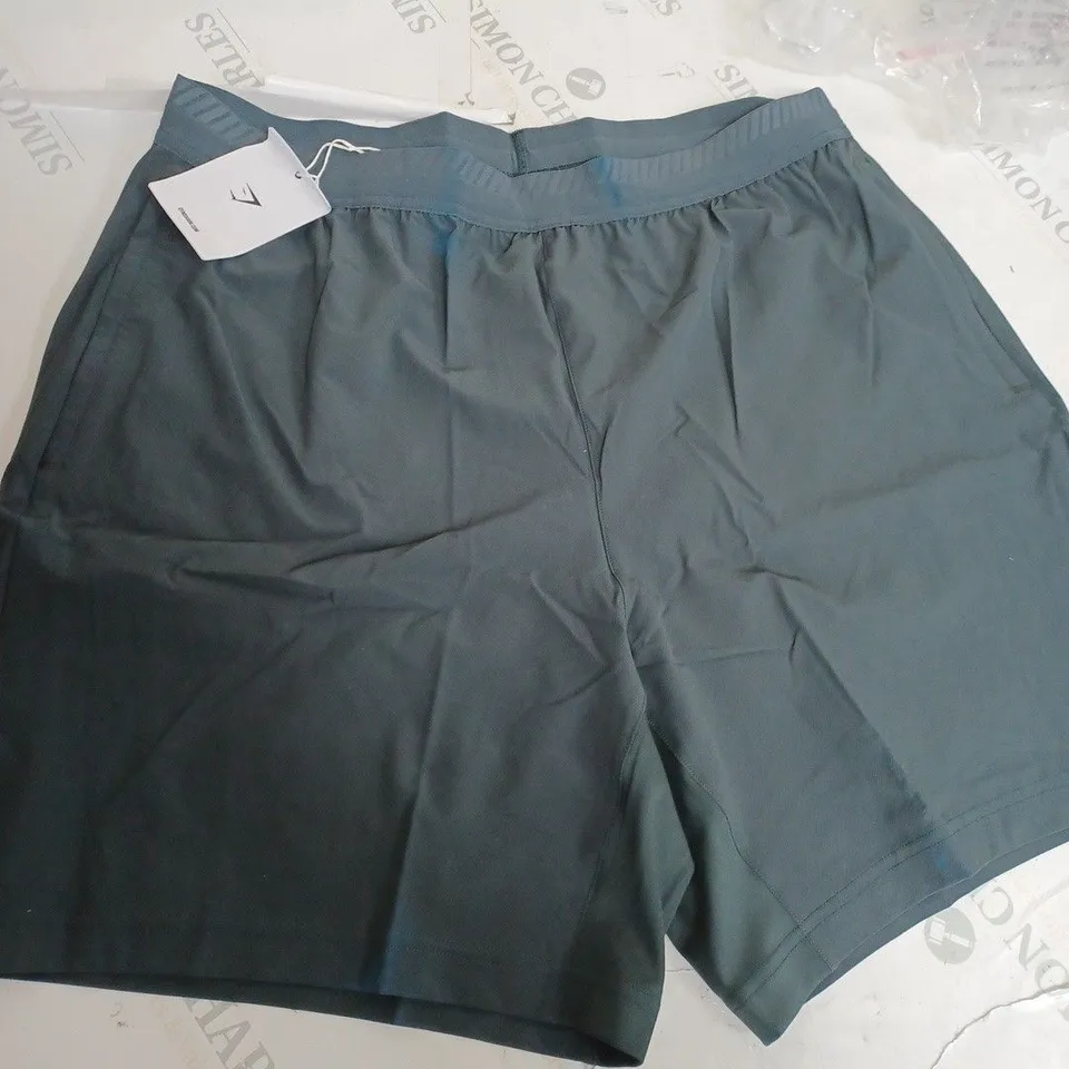 GYMSHARK APEX 7" HYBRID SHORT - SIZE LARGE 