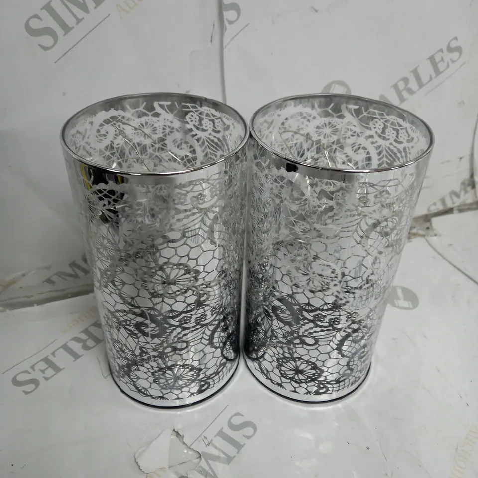 LUXA SET OF 2 PROJECTION TWINKLER LAMPS - FLOWER